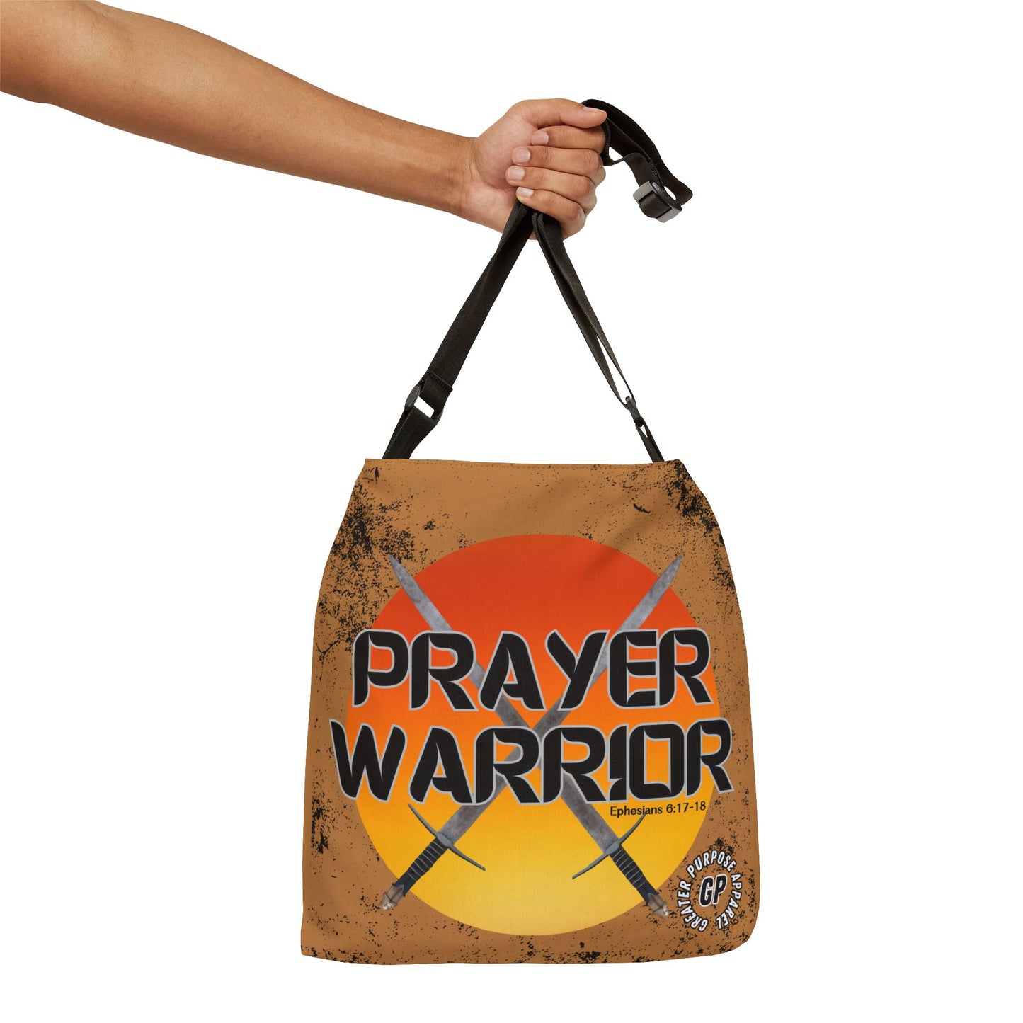 Prayer Warrior Adjustable Tote