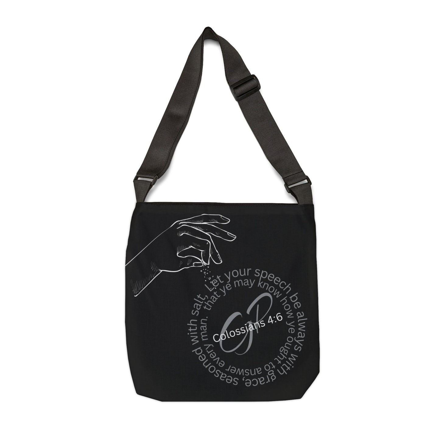 Seasoned Words Adjustable Tote