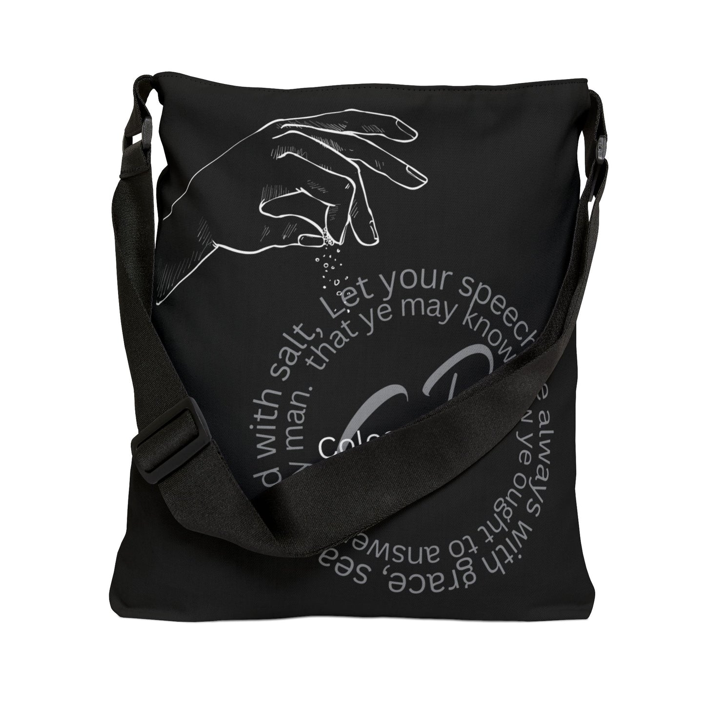 Seasoned Words Adjustable Tote