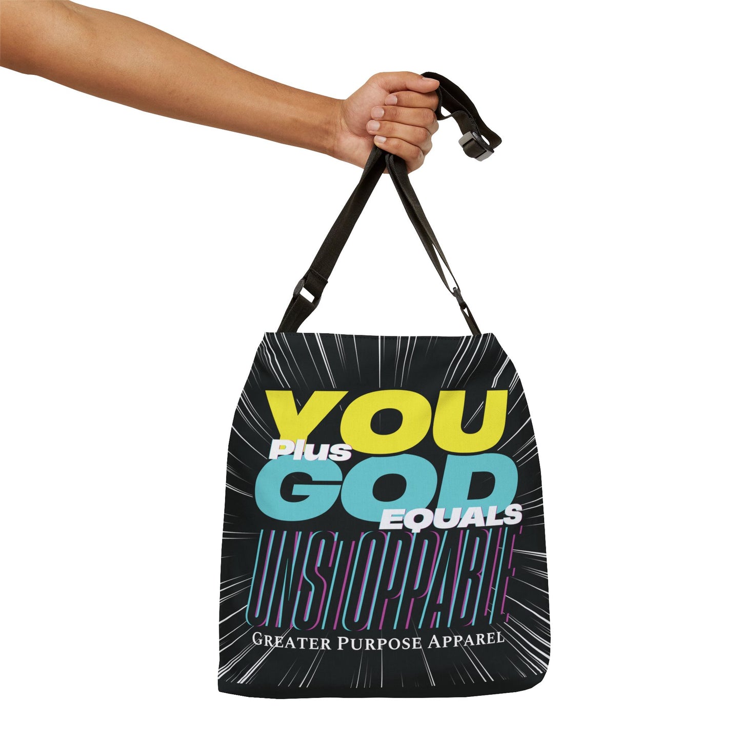 Unstoppable Adjustable Tote (Neon)