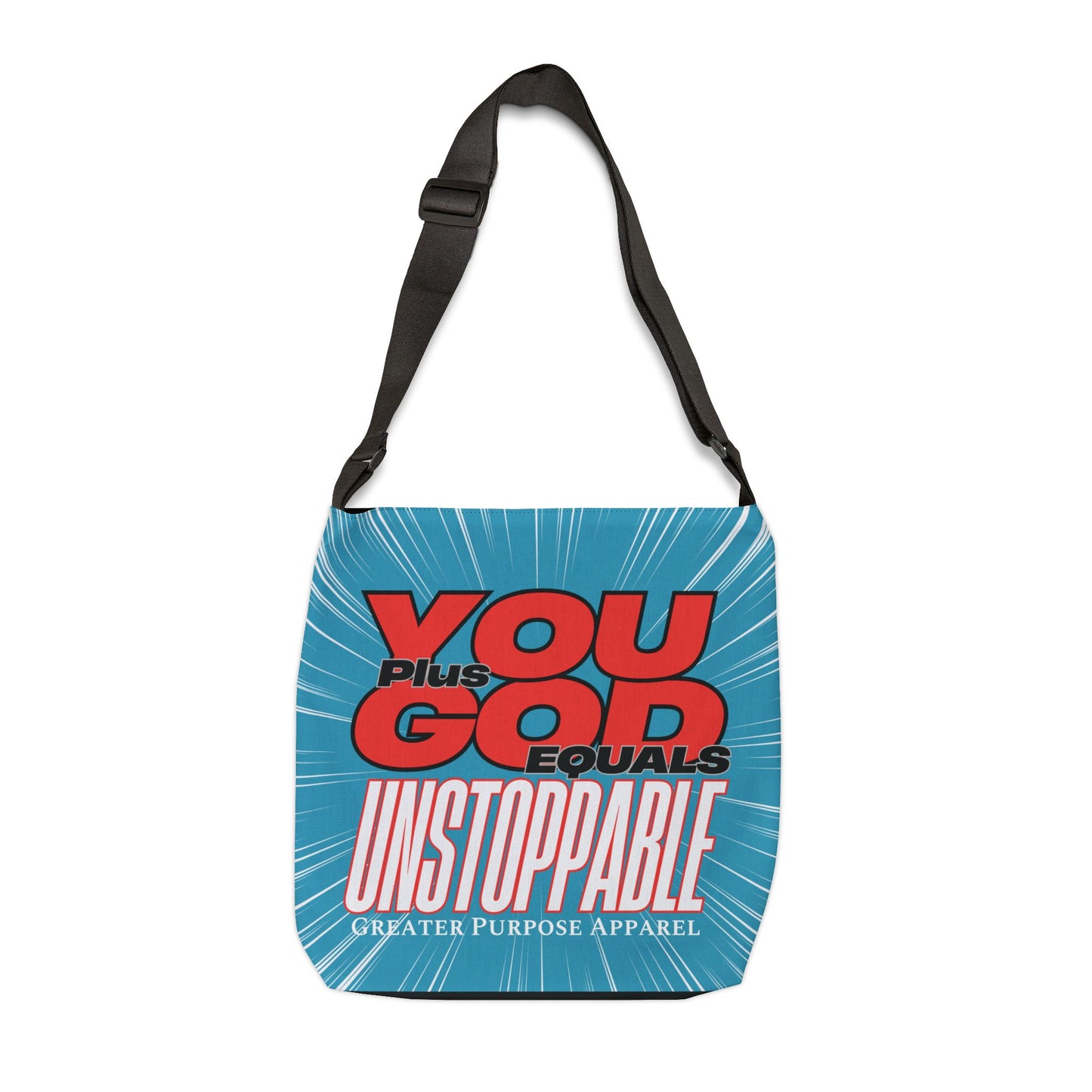 Unstoppable Adjustable Tote (Turquoise)