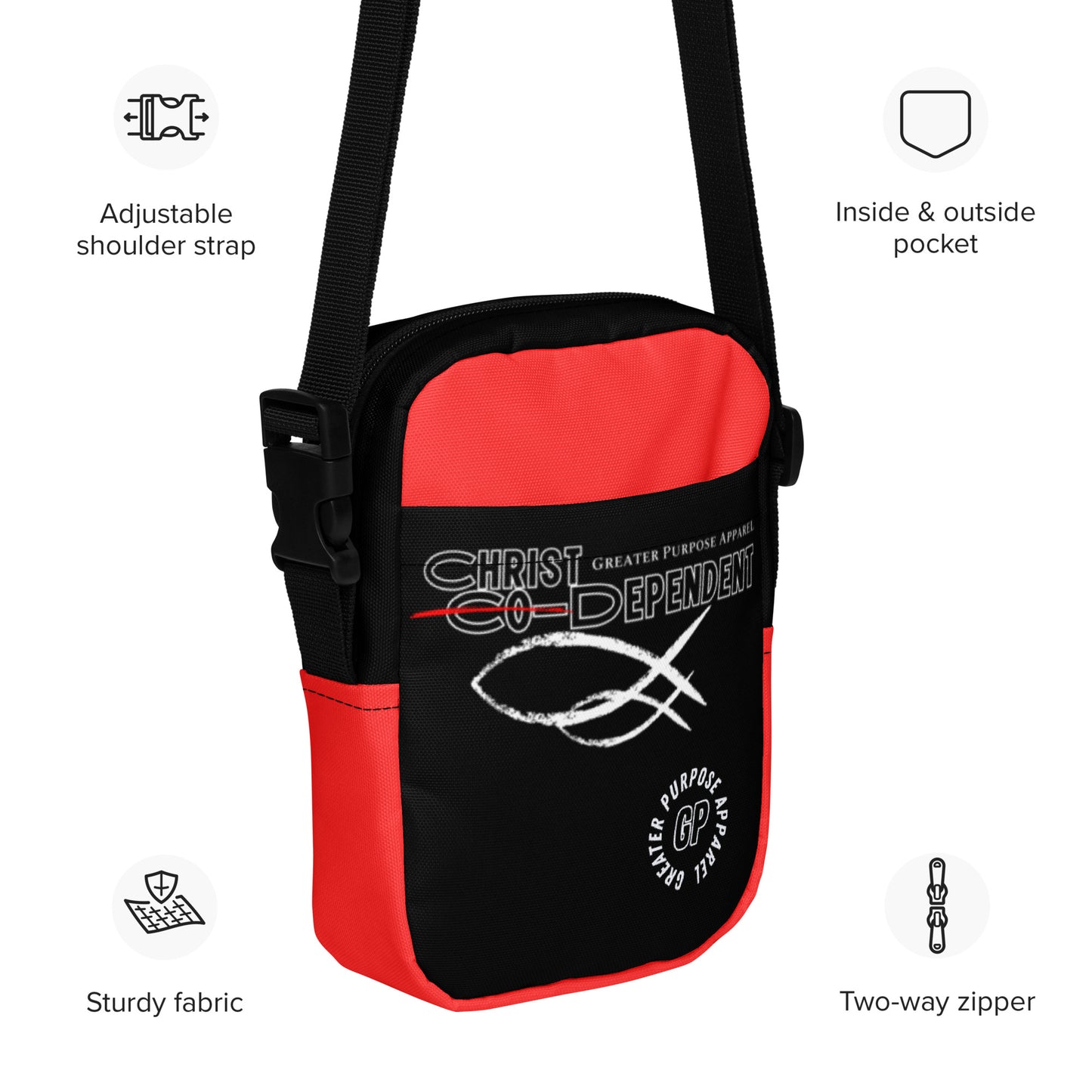 Christ Dependent Utility Crossbody Bag