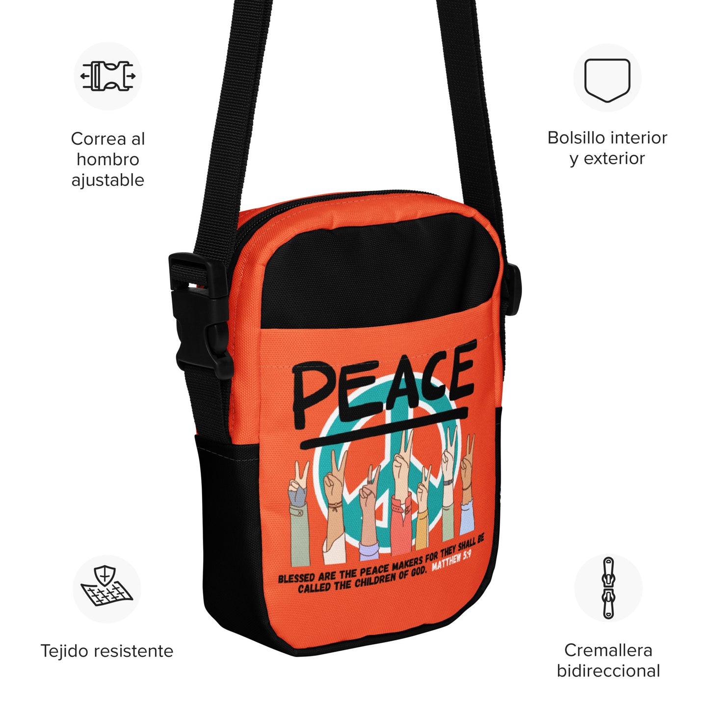 Peace Utility Crossbody Bag