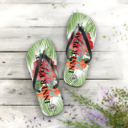 Inner Peace Flip Flops (White)