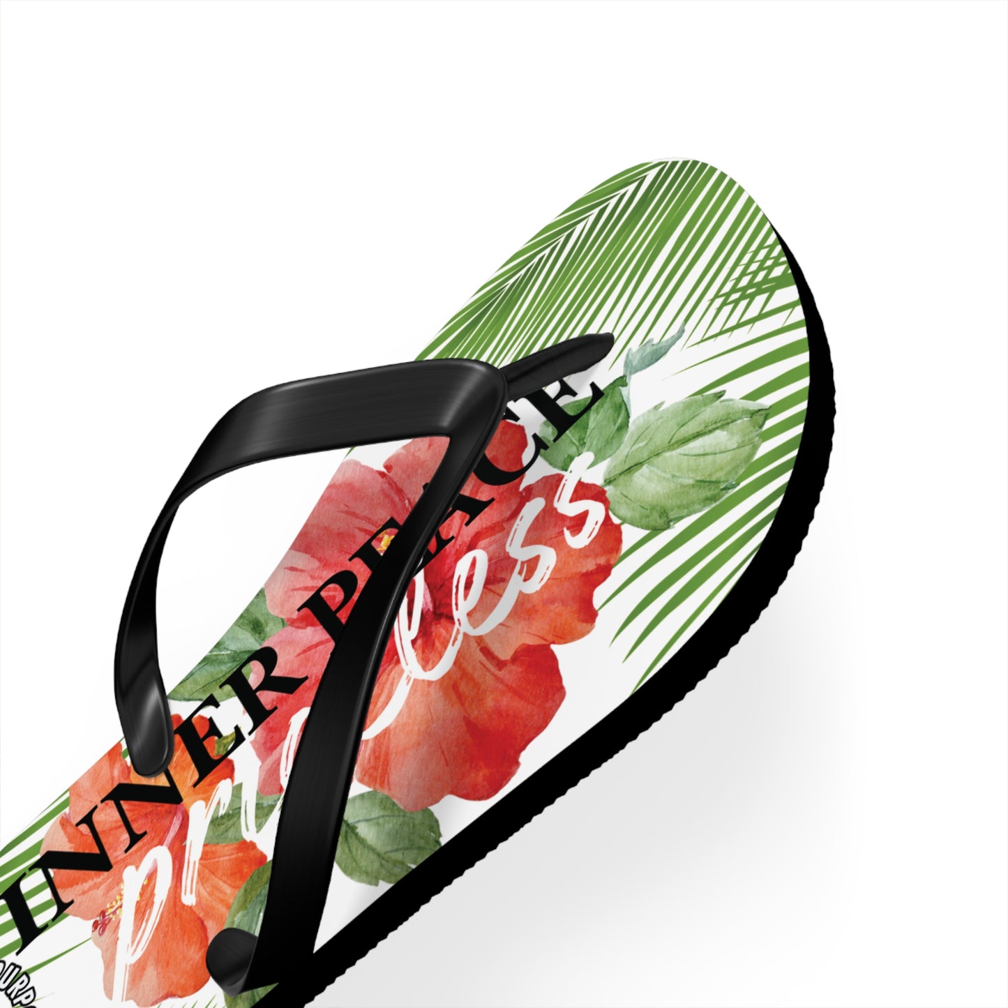Inner Peace Flip Flops (White)
