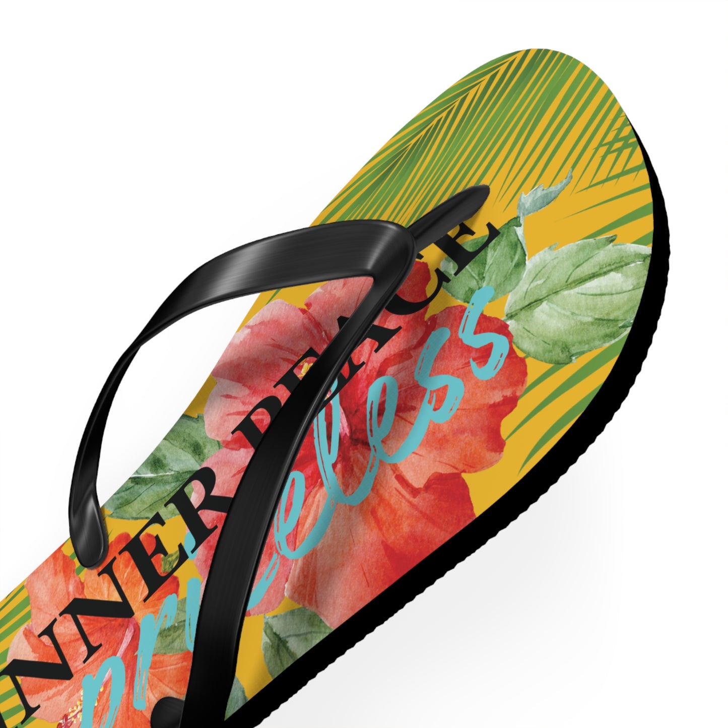 Inner Peace Flip Flops (Yellow)