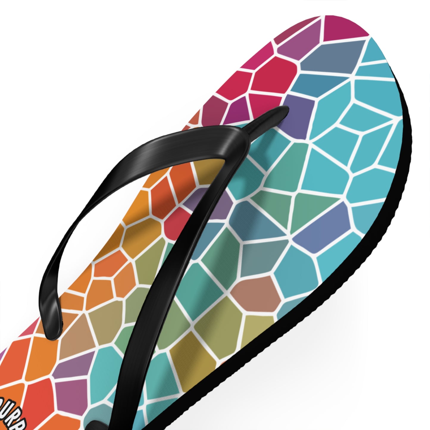 Stained Glass Flip Flops -