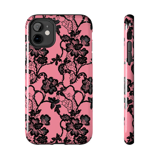 Whatsoever Things Are Lovely Tough Phone Cases (Super Pink)