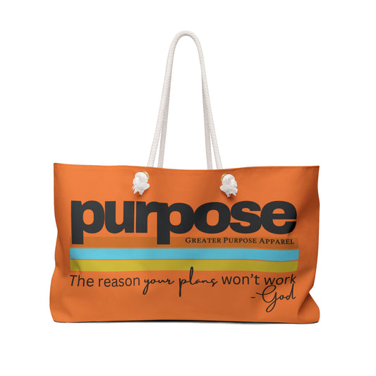 Purpose- Weekender Bag