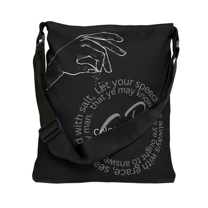 Seasoned Words Adjustable Tote