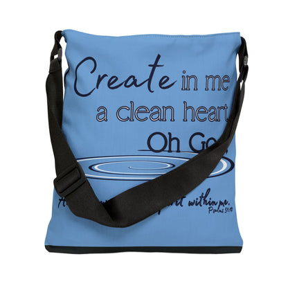 Clean Heart Adjustable Tote