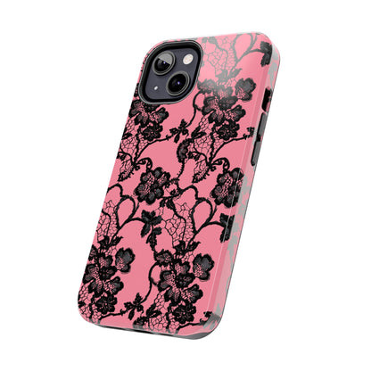 Whatsoever Things Are Lovely Tough Phone Cases (Super Pink)