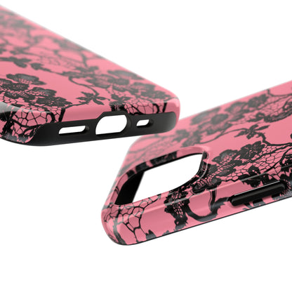 Whatsoever Things Are Lovely Tough Phone Cases (Super Pink)
