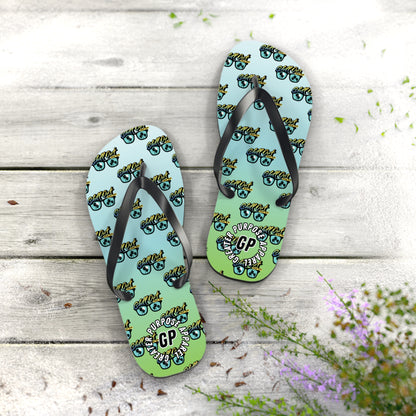 Chill Out Trust God Flip Flops