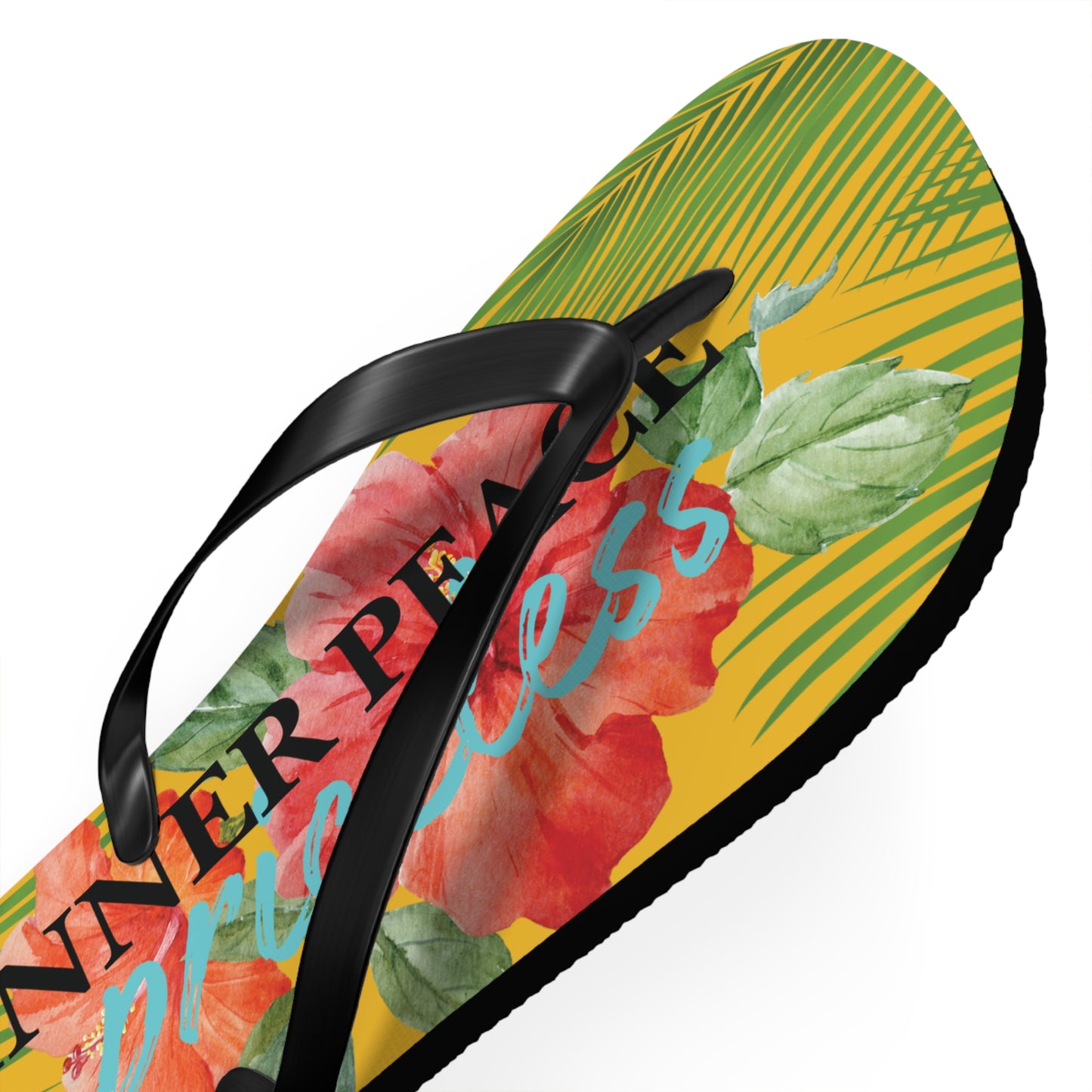 Inner Peace Flip Flops (Yellow)