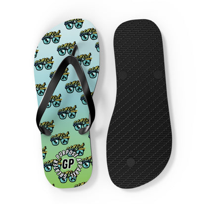 Chill Out Trust God Flip Flops