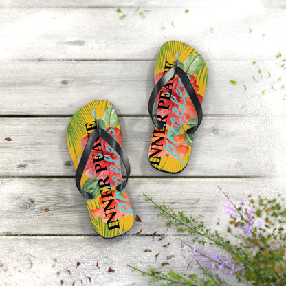 Inner Peace Flip Flops (Yellow)