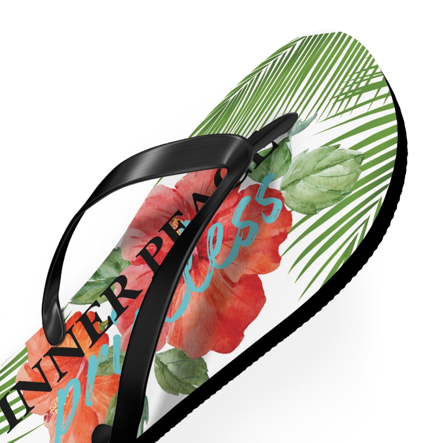 Inner Peace Flip Flops (White)