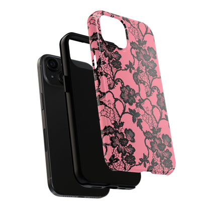 Whatsoever Things Are Lovely Tough Phone Cases (Super Pink)