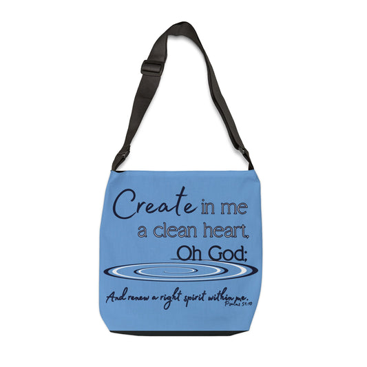 Clean Heart Adjustable Tote