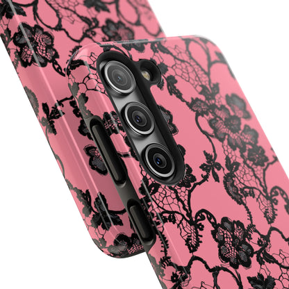 Whatsoever Things Are Lovely Tough Phone Cases (Super Pink)