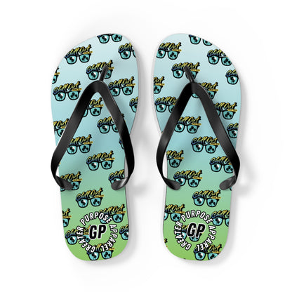 Chill Out Trust God Flip Flops