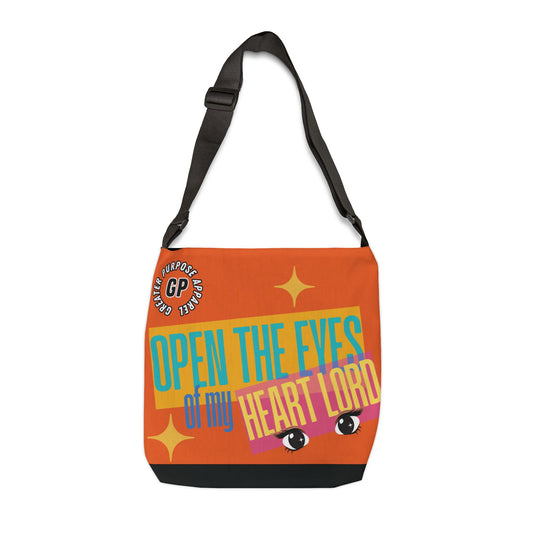 Eyes of My Heart Adjustable Tote