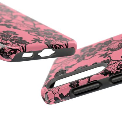 Whatsoever Things Are Lovely Tough Phone Cases (Super Pink)