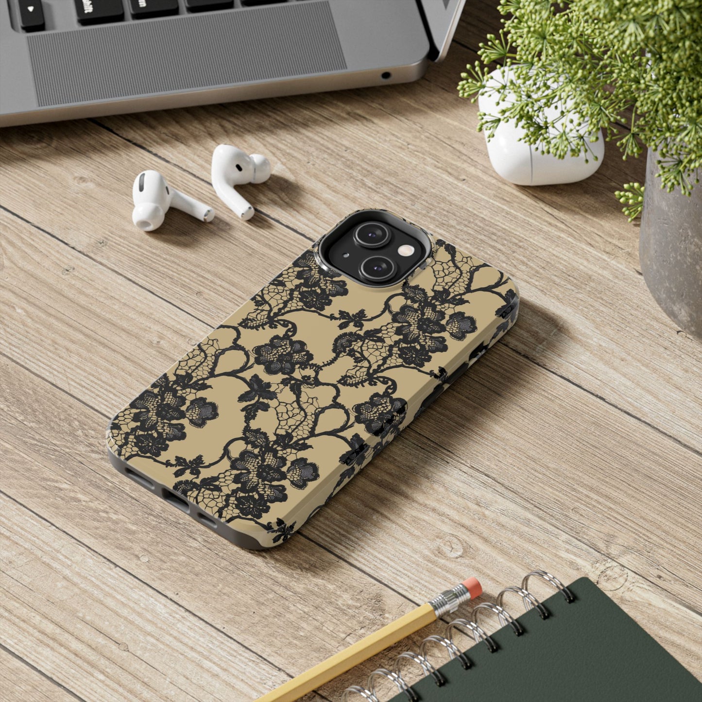Whatsoever Things Are Lovely Tough Phone Cases (Almost Golden)