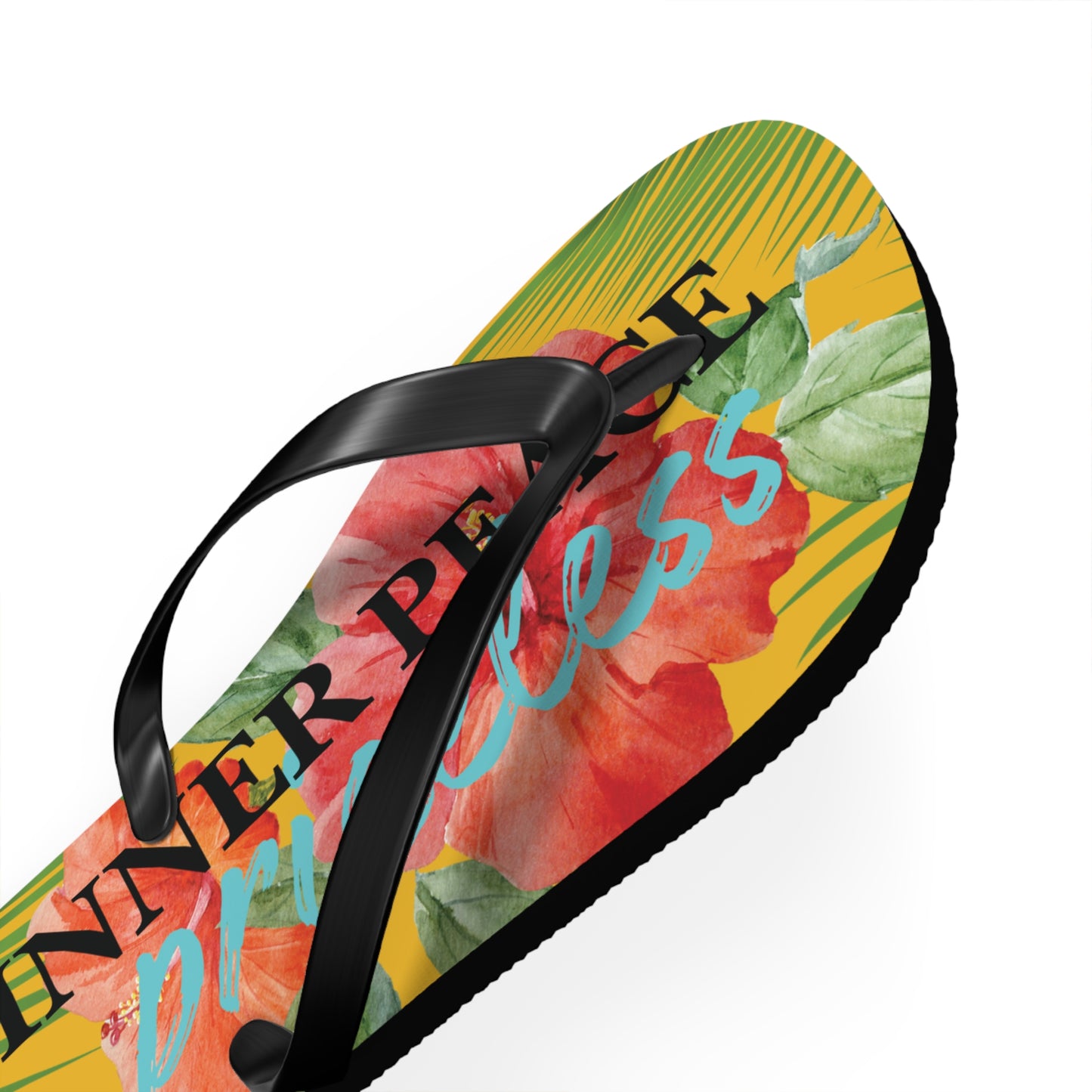 Inner Peace Flip Flops (Yellow)