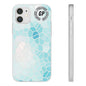 Stained Glass Flexi Phone Case (Blue)