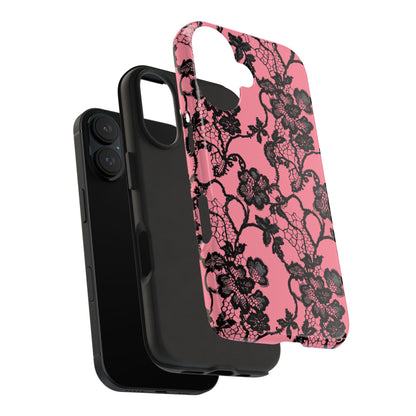 Whatsoever Things Are Lovely Tough Phone Cases (Super Pink)