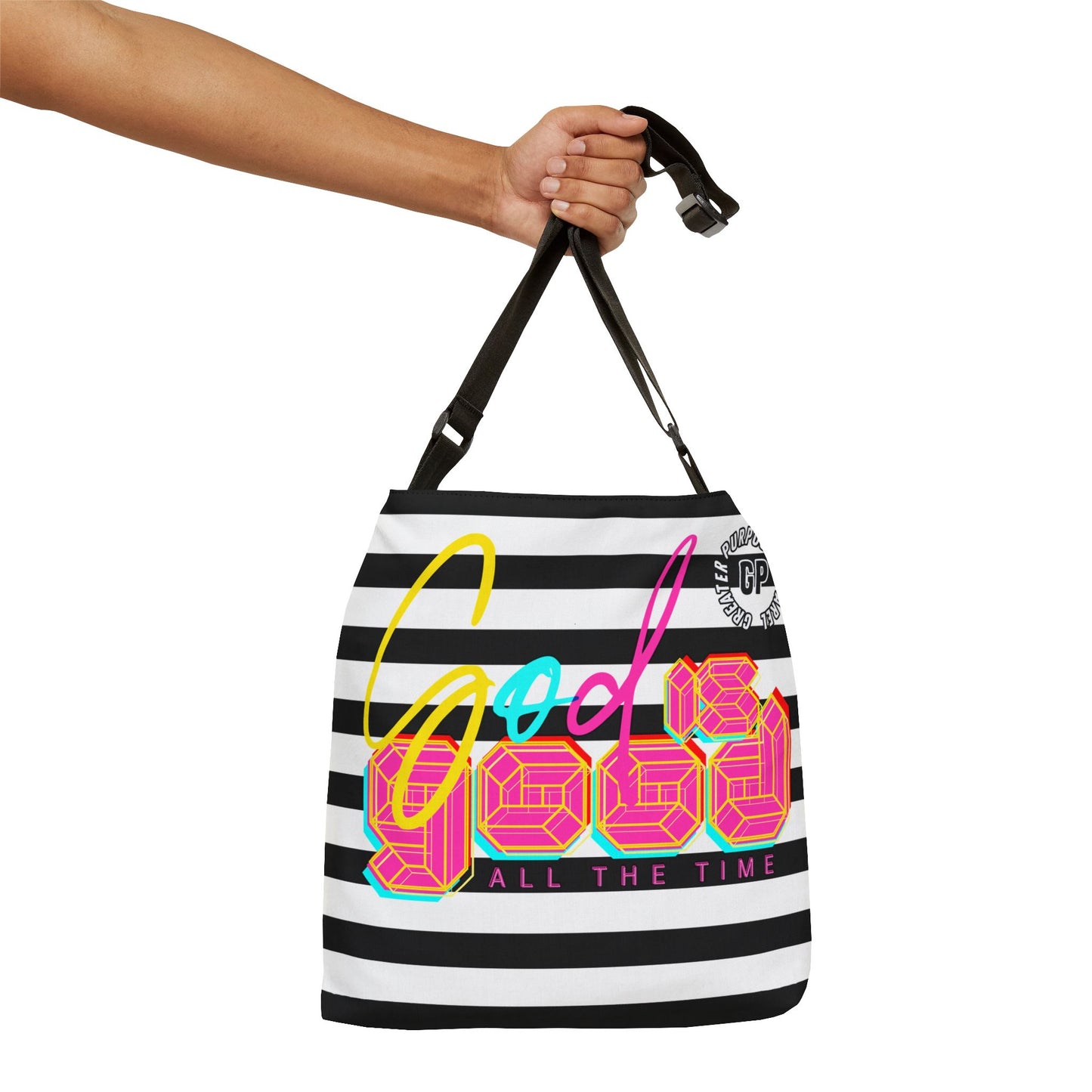 God is Good Adjustable Tote