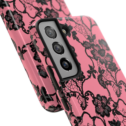 Whatsoever Things Are Lovely Tough Phone Cases (Super Pink)