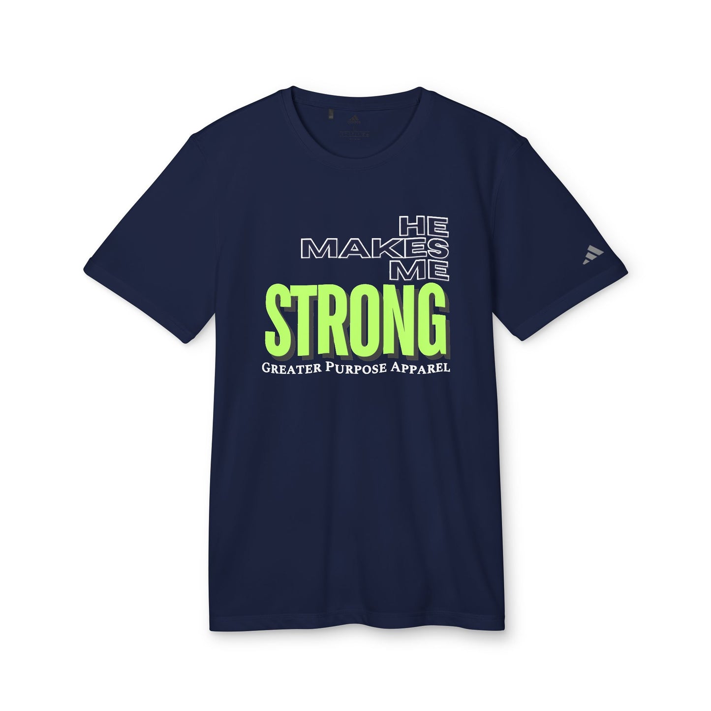 Men's He Makes Me Strong adidas® Unisex Sport T-shirt