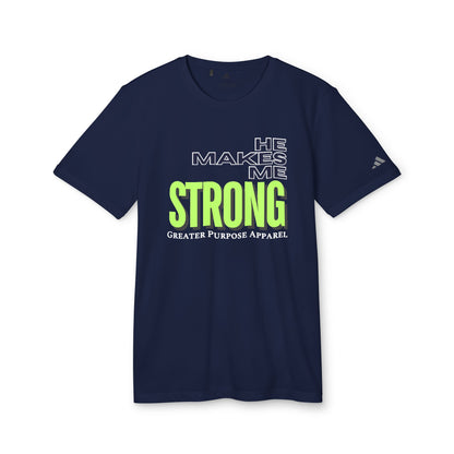 Men's He Makes Me Strong adidas® Unisex Sport T-shirt