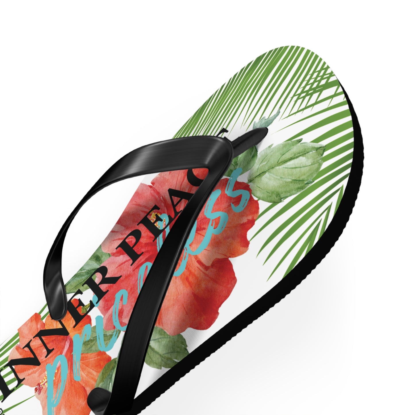 Inner Peace Flip Flops (White)