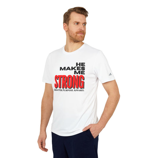 Men's He Makes Me Strong adidas® Unisex Sport T-shirt