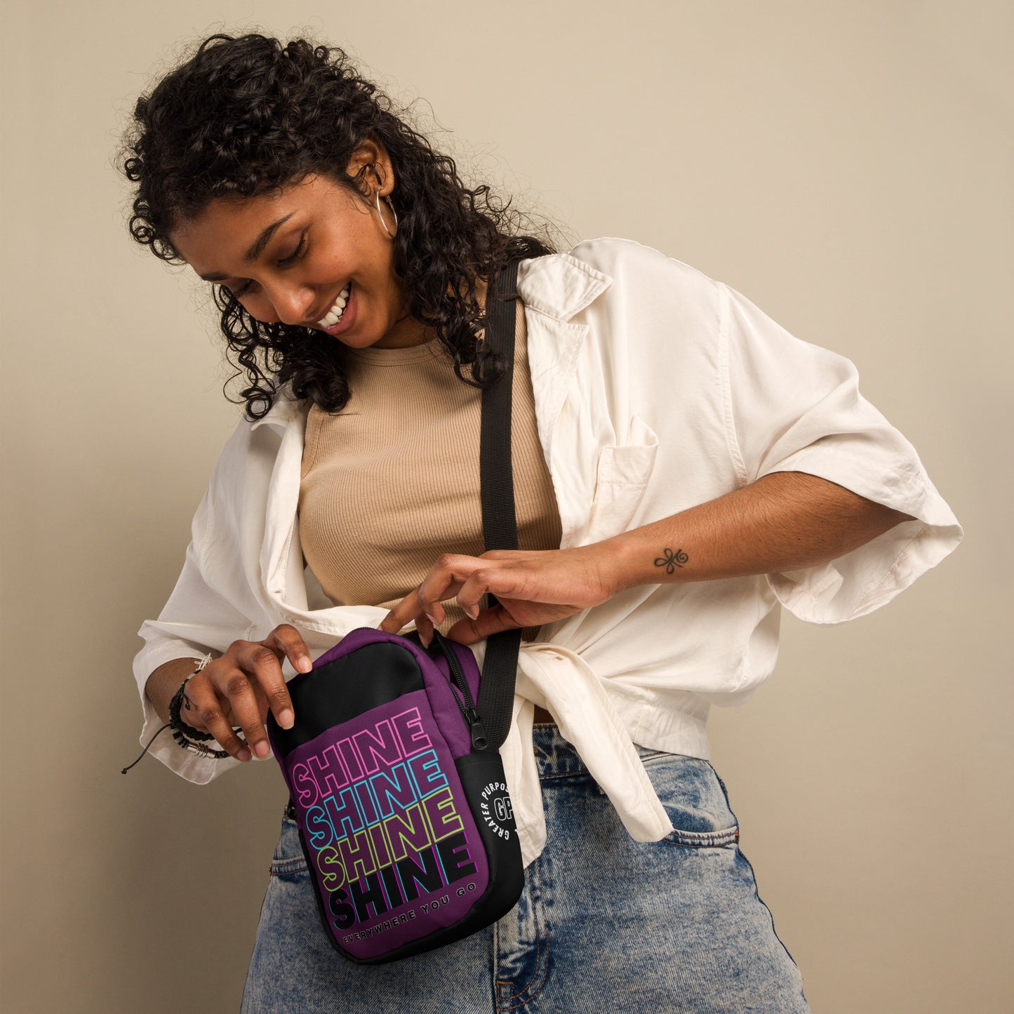 Shine Utility Crossbody Bag